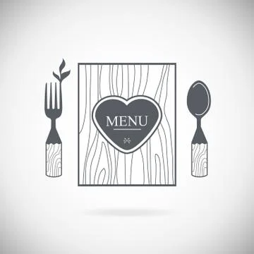 Set vector cutlery icons Stock Illustration