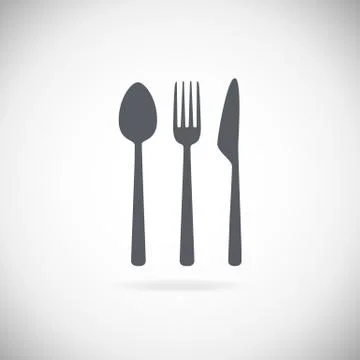 Set vector cutlery icons Stock Illustration