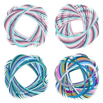 Set of vector design elements Illustrazione stock