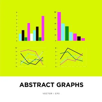 A set of vector editable abstract infographics. Information is drawn in a Lin イラスト素材