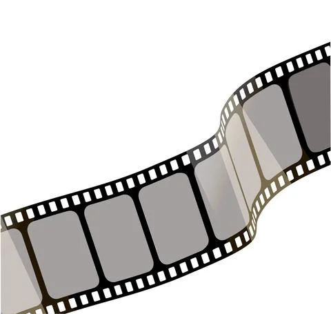 Set of vector film strips .Vector illustration of 10 EPS.stampunk style Stock Illustration