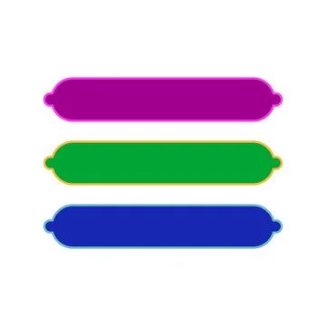 Set of vector frames in retro style. Decorative elements for design. Illustrazione stock