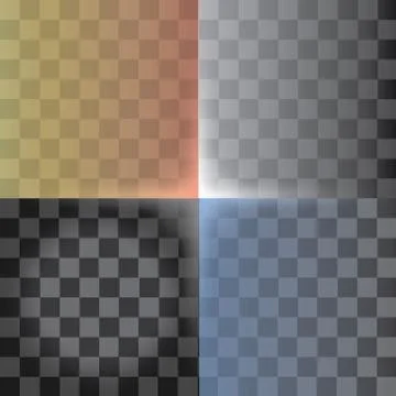 Set of Vector glowing light effect stars bursts with sparkles on transparent bac Stock Illustration