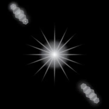 Set of Vector glowing light effect stars bursts with sparkles on transparent bac Stock Illustration