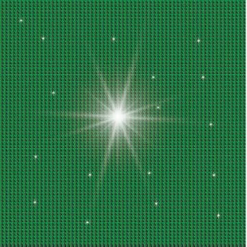 Set of Vector glowing light effect stars bursts with sparkles on transparent bac Stock Illustration