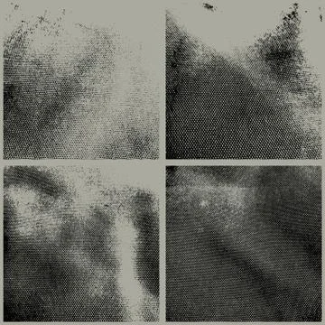 Set of vector grunge distressed texture template Stock Illustration