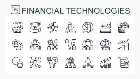 A set of vector icons from the ruler Stock Illustration