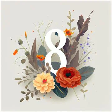 Set vector illustration of bloming flowers isolate background International Stock Illustration