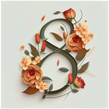 Set vector illustration of bloming flowers isolate background International Stock Illustration