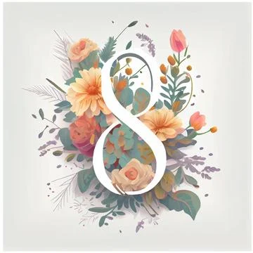 Set vector illustration of bloming flowers isolate background International Stock Illustration