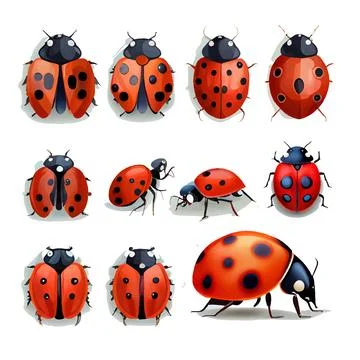 Set vector illustration of butterfly isolate on white background Illustrazione stock