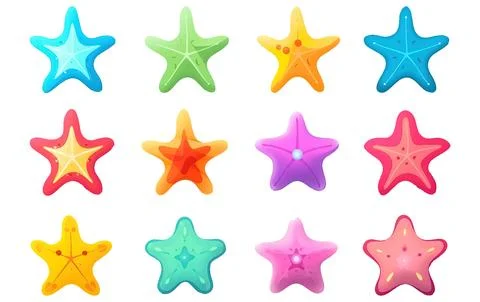 Set vector illustration of table multi colored lamp isolate on white background Stock Illustration