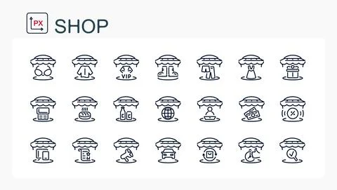 A set of vector illustrations, icons from the ruler. Stock Illustration