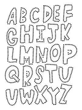 Set of vector letters in retro style. Game design. Font of old games. 8 bit l Stock Illustration