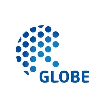 Set of vector logos globe, global and earth Stock Illustration