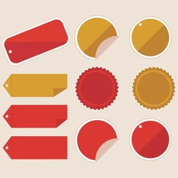 Set of vector promo  banners decorated Stock Illustration