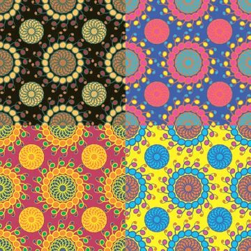 Set of vector seamles Illustration