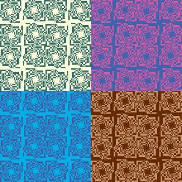 Set of vector seamles Illustration