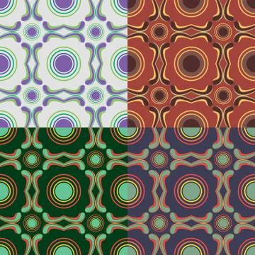 Set of vector seamles Illustration