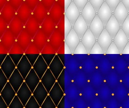 Set of vector seamless casing wall textures Stock Illustration
