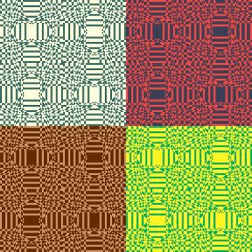 Set of vector seamless patterns Illustration