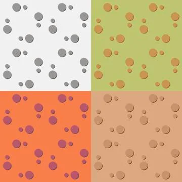 Set of vector seamless patterns Illustration