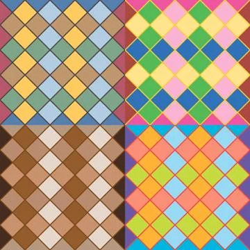 Set of vector seamless patterns Illustration