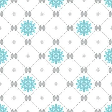 A set of vector snowflakes on a white background. Stock Illustration