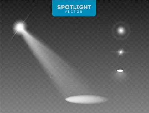 Set vector spotlight. Light effect. eps 10 illustration. Stock Illustration