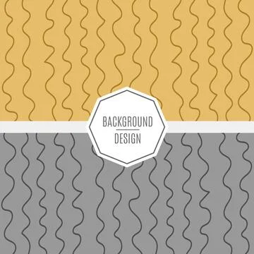 A set of vector stylish fashionable patterns of patterns in silver and gold c Stockillustratie