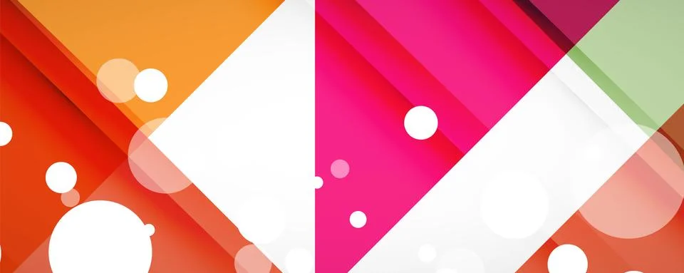 Set of vector triangle geometric backgrounds. Vector illustration for covers Stockillustratie