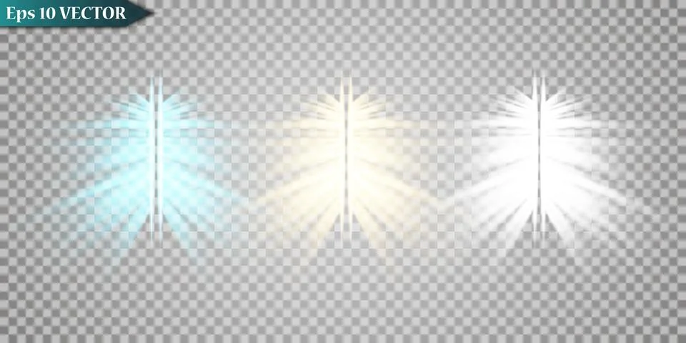 Set of vector white glitter wave abstract illustration. White star dust trail Stock Illustration