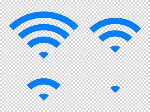 Set of vector Wi-Fi icon for communication, telecommunication. Communication  Stock Illustration
