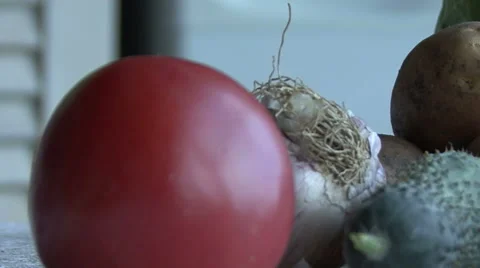 Set Of Vegetables For Healthy Diet Stock Footage 54929523
