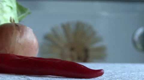 Set Of Vegetables For Healthy Diet Video stock 54929645
