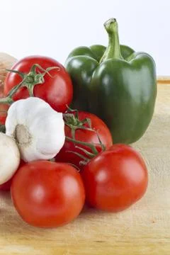 Set of vegetables Stock Photos