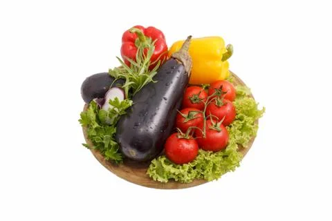 Set of vegetables Stockfoto's