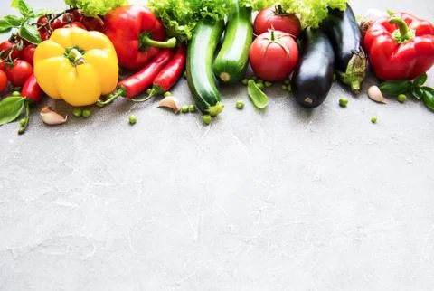 Set of vegetables Stock Photos