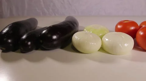 Set of vegetables. Slider Stock Footage 68612723