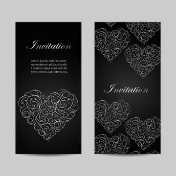 Set of vercal banners Stock Illustration