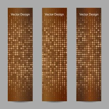 Set of vertical banners Stock Illustration