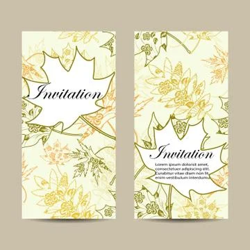 Set of vertical banners Illustrazione stock