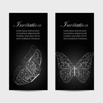 Set of vertical banners Stock Illustration