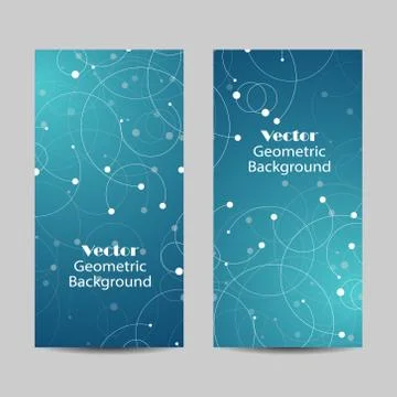 Set of vertical banners Stock Illustration