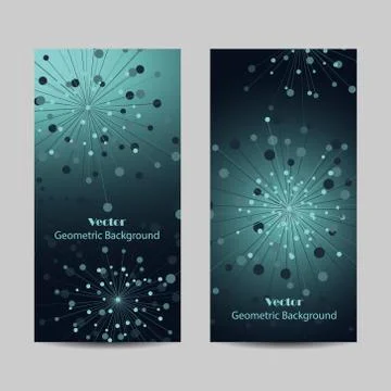 Set of vertical banners Stock Illustration