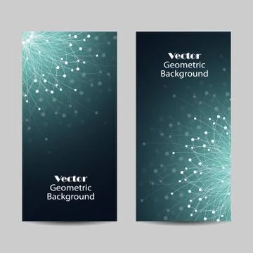 Set of vertical banners Stock Illustration