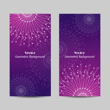 Set of vertical banners Stock Illustration