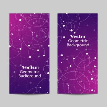 Set of vertical banners Stock Illustration