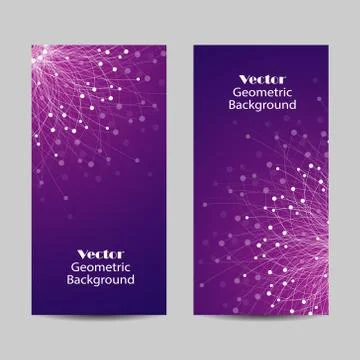 Set of vertical banners Stock Illustration