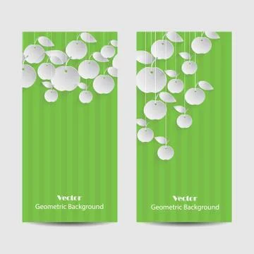 Set of vertical banners Stock Illustration